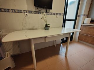 Mesa cocina extensible hasta 169 cm