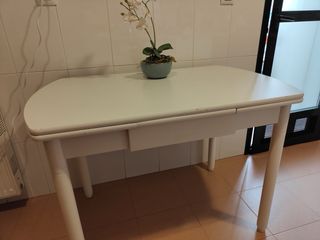 Mesa cocina extensible hasta 169 cm