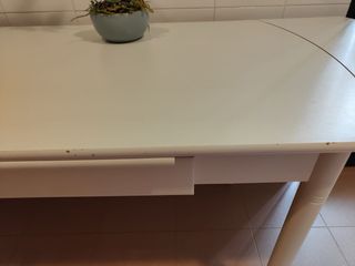 Mesa cocina extensible hasta 169 cm