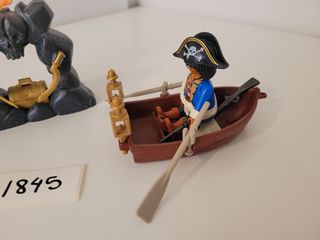 Pirata Barco & Roca de Playmobil