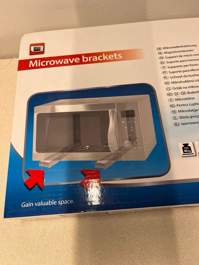 Soportes microondas Scanpart - 2uds