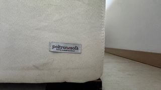 Divano 2 posti beige sfoderabile