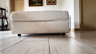 Divano 2 posti beige sfoderabile