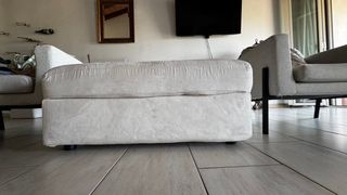 Divano 2 posti beige sfoderabile