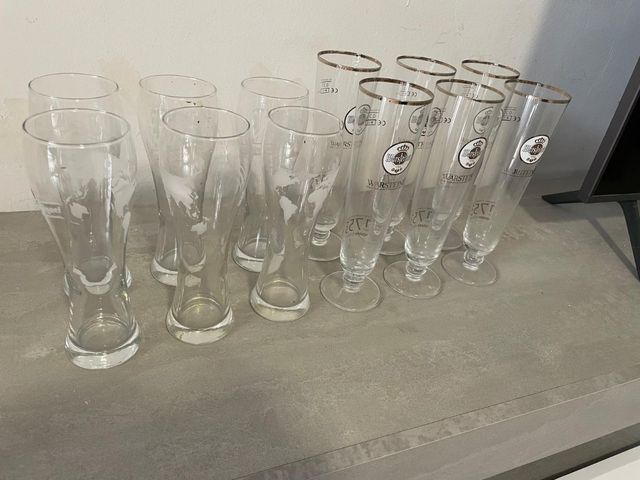 12 Vasos Cerveza Warsteiner