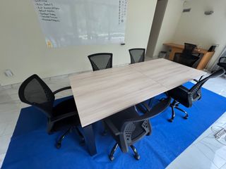 Mesa oficina beige grande 240cm x 100 cm