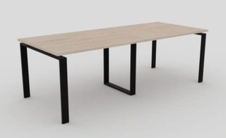 Mesa oficina beige grande 240cm x 100 cm