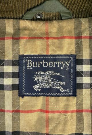Parka/Trench Burberry vintage verde oliva