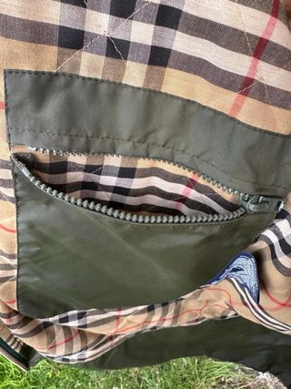 Parka/Trench Burberry vintage verde oliva