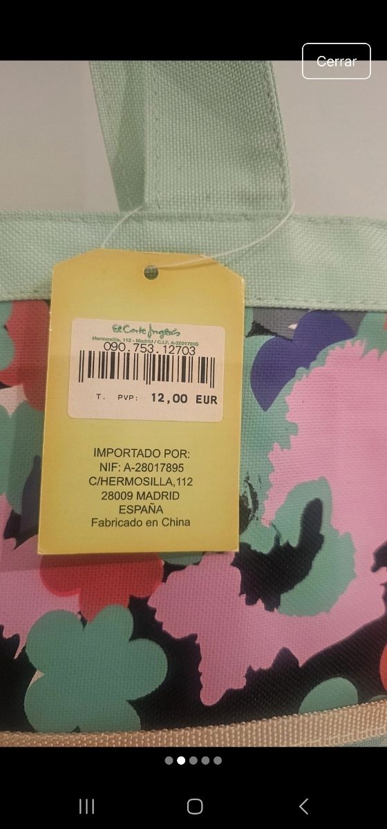 Bolso playa multicolor