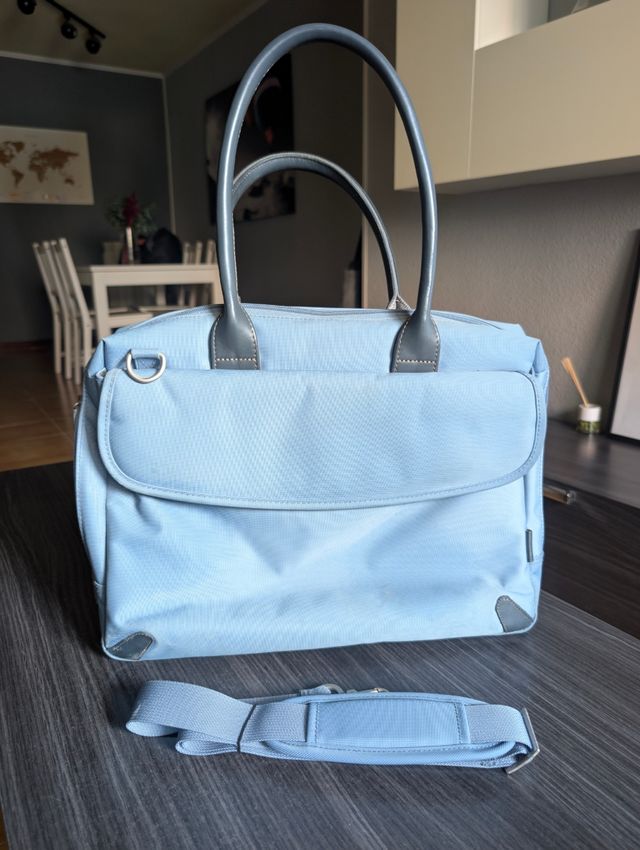 Maletín portátil azul - Bolso bandolera