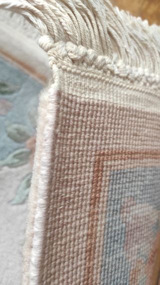 2 Alfombras Lana 100% Tejidas a Mano