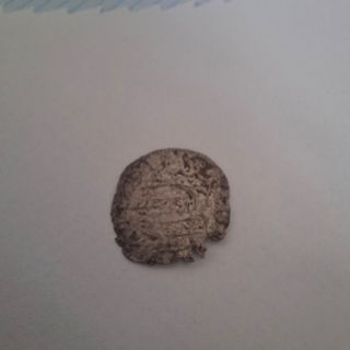  Dos Moneda medievales antiguas 