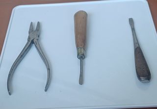Antiguas herramientas de taller