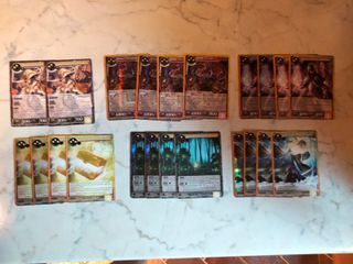 100 Carte Force of Will MOA - Ottime condizioni