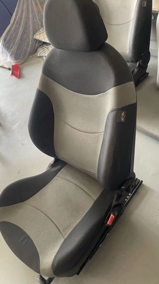 Asientos Mini R53 - Gris y Negro
