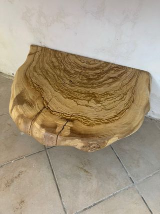 Mensola in legno d'ulivo