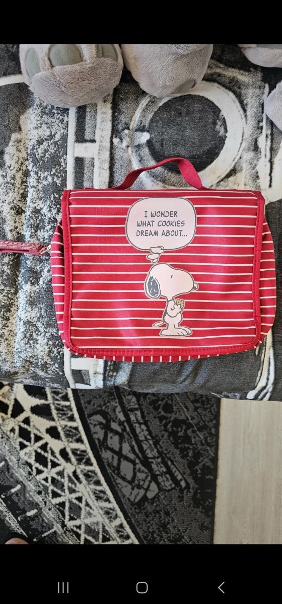 Neceser Snoopy rojo