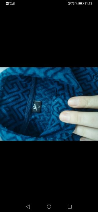Conjunto Nieve Niño/Adulto - Azul/Negro