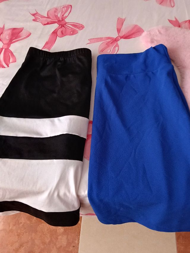 2 Faldas: Negra & Azul