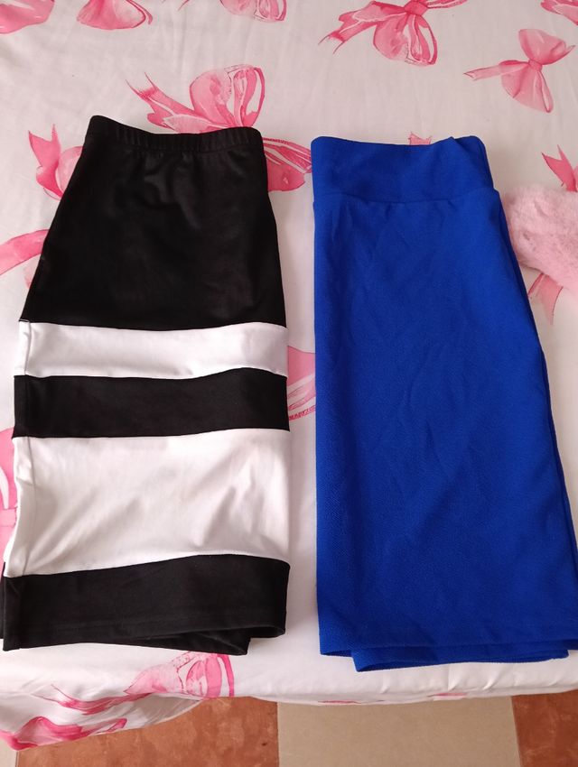 2 Faldas: Negra & Azul