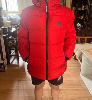 Cazadora roja Superdry - Pluma