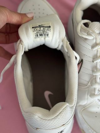 Zapatillas Nike Court MO 5 blancas y rosas