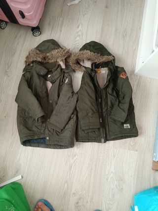 2 cappotti per bambini verde oliva Negozio Hm