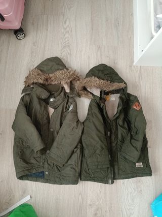 2 cappotti per bambini verde oliva Negozio Hm