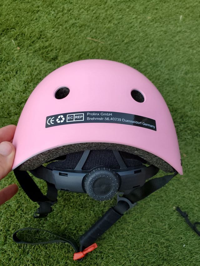 Casco patinaje niña rosa