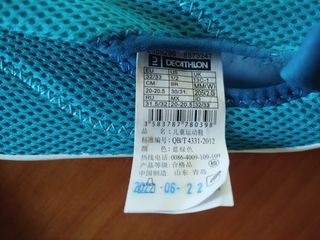 Escarpines Decathlon turquesa niñ@