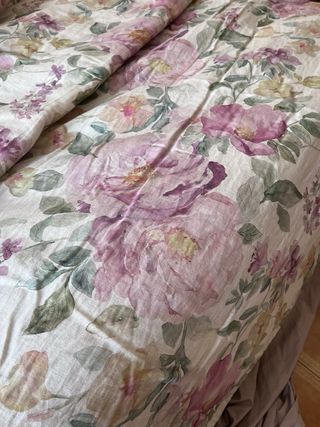 Colcha edredon cama de 150cm. 