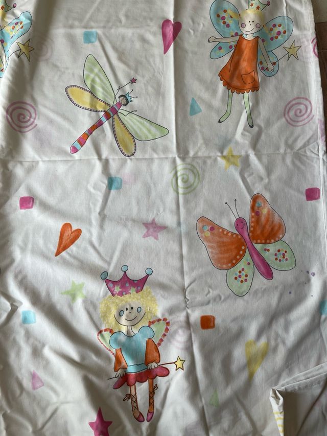 Funda nórdica infantil hadas para cama de 90.