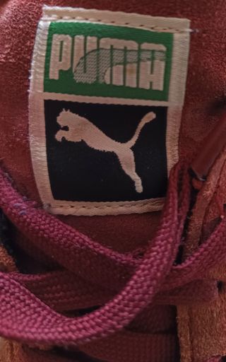 Puma Suede Burdeos, suela vulcanizada - Talla 44