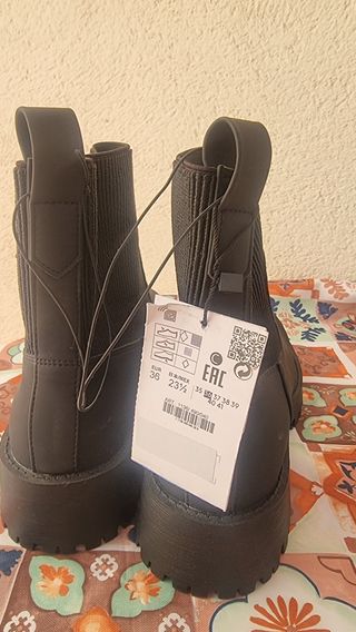 Botines negros mujer talla 36 nuevos