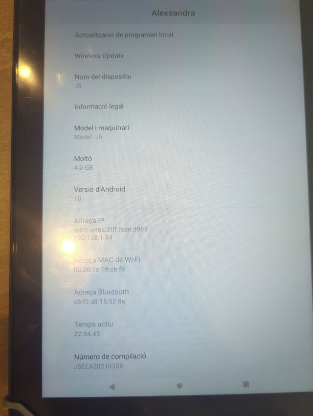 Tablet Jusyea J5 + Funda