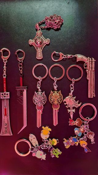 Llaveros Final Fantasy - 9uds