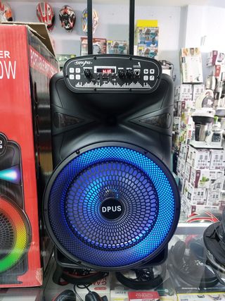 Altavoz Bluetooth maleta con ruedas