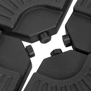 Set 4 Supporto Pesi Ombrellone Riempibile Palo da