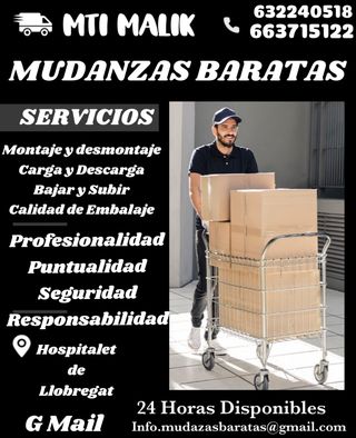 Mudanzas y Transporte
7 días disponibles