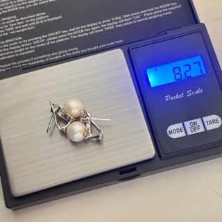 Pendientes oro 18kt con perla y diamantes