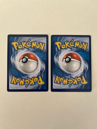 2 cartas Pokémon Espeon GX