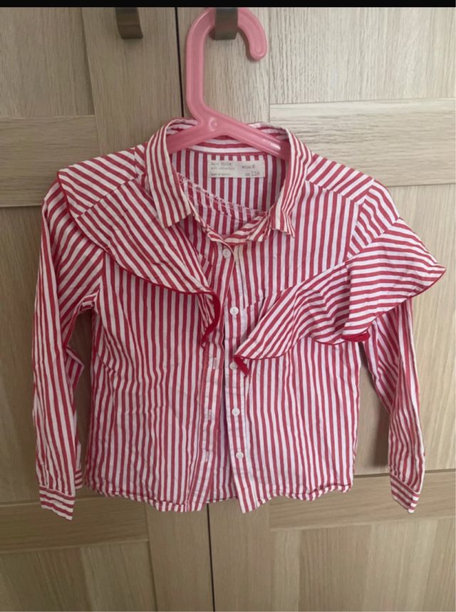 Camisa rayas niña Zara