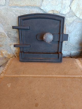 Puerta horno leña
