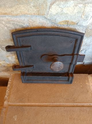 Puerta horno leña