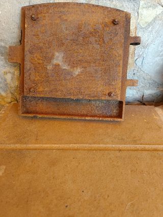 Puerta horno leña