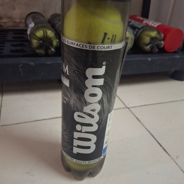 7 tubos de pelotas de tenis wilson y dunlop