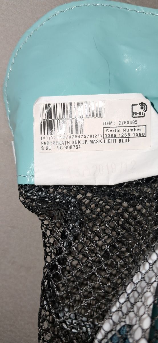 Máscara buceo decathlon talla junior