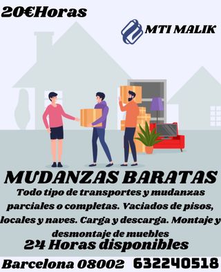 Mudanzas y transporte
7 días disponibles