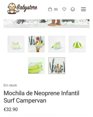 Mochila Infantil Furgoneta - Verde Amarillo
